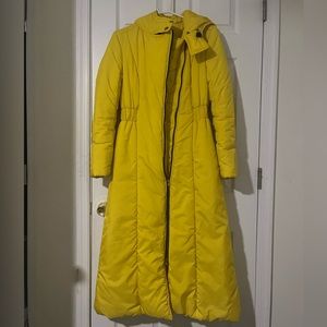 Vaute Couture Yellow Long Coat
